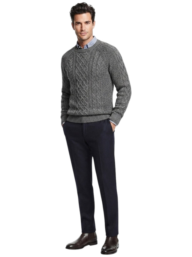 Image for Men's Knitted Sweaters,Grey