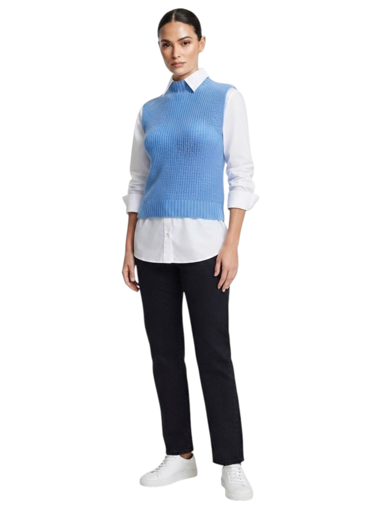 Image for Women's Knitted Top,Blue