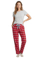 Image for Women's Printed Sleepwear Pant,Red