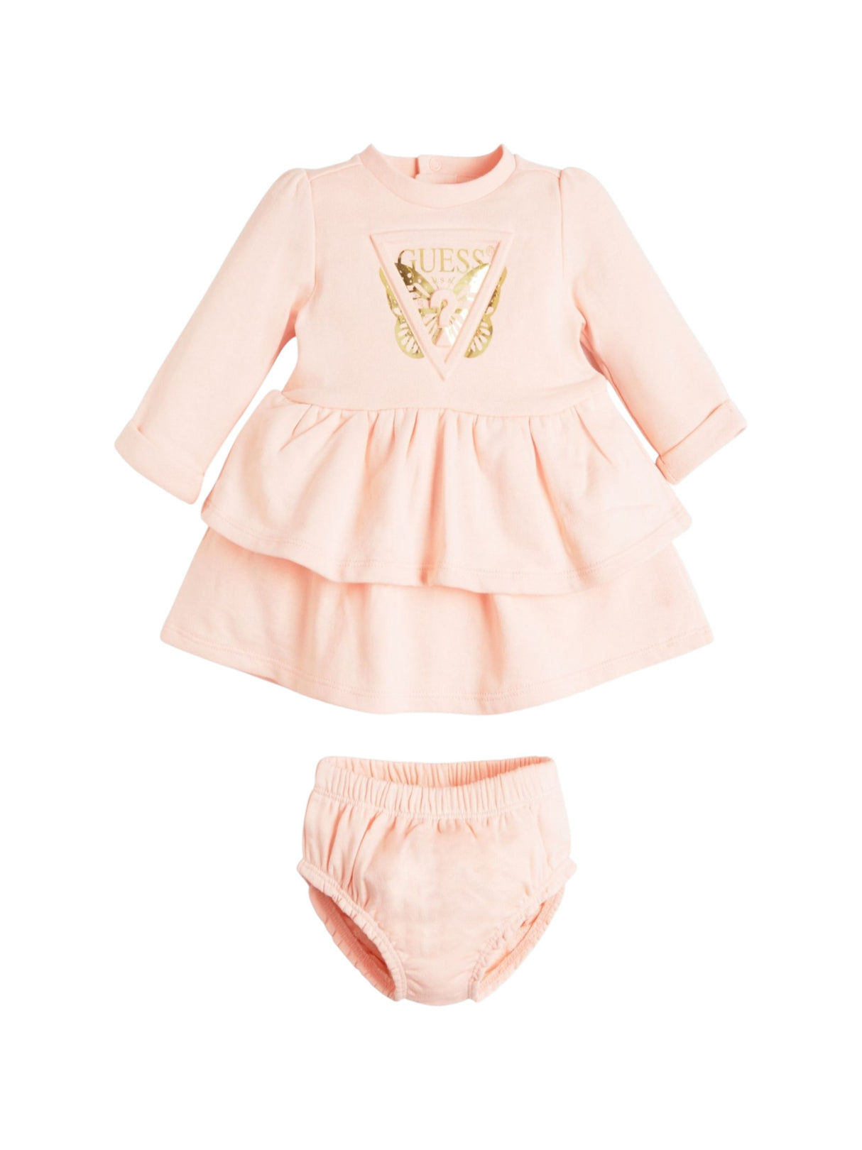 Image for Kids Girl's Printed Dress Set 2 Pieces,Pink