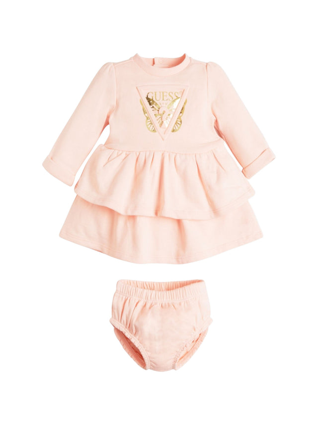 Image for Kids Girl's Printed Dress Set 2 Pieces,Pink