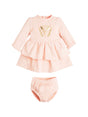 Image for Kids Girl's Printed Dress Set 2 Pieces,Pink