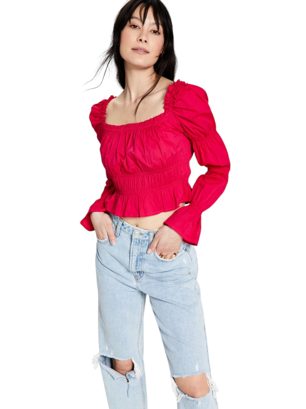 Image for Women's Ribbed Top,Pink