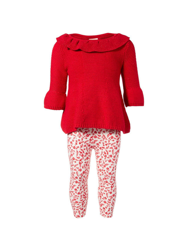 Image for Kids Girl's Textured Set 2 Pieces,Red
