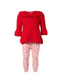 Image for Kids Girl's Textured Set 2 Pieces,Red
