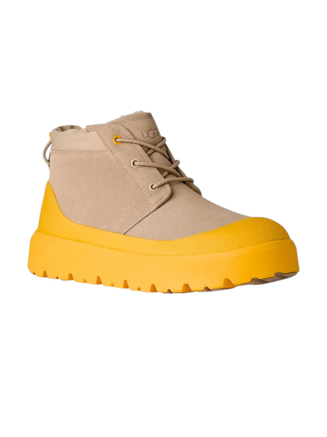 Image for Men's Colorblocked Neumel Weather Hybrid Chukka Ankel Boots,Yellow/Beige