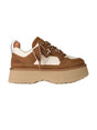 Image for Women's Colorblocked Shoes,White/Brown