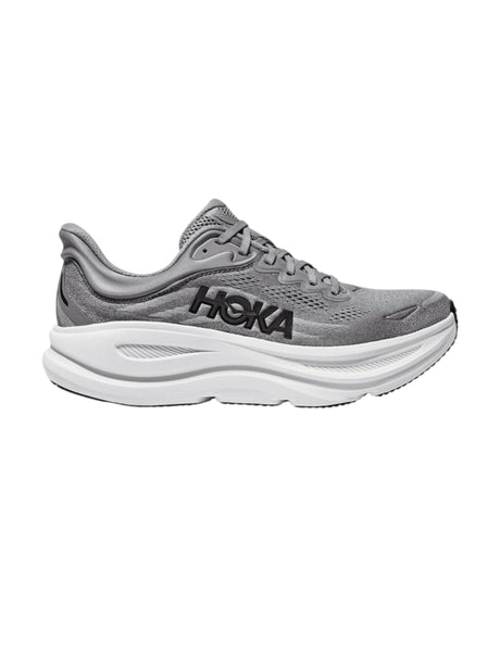 Image for  Bondi 9 Running Men's Logo Patched Shoes,Grey
