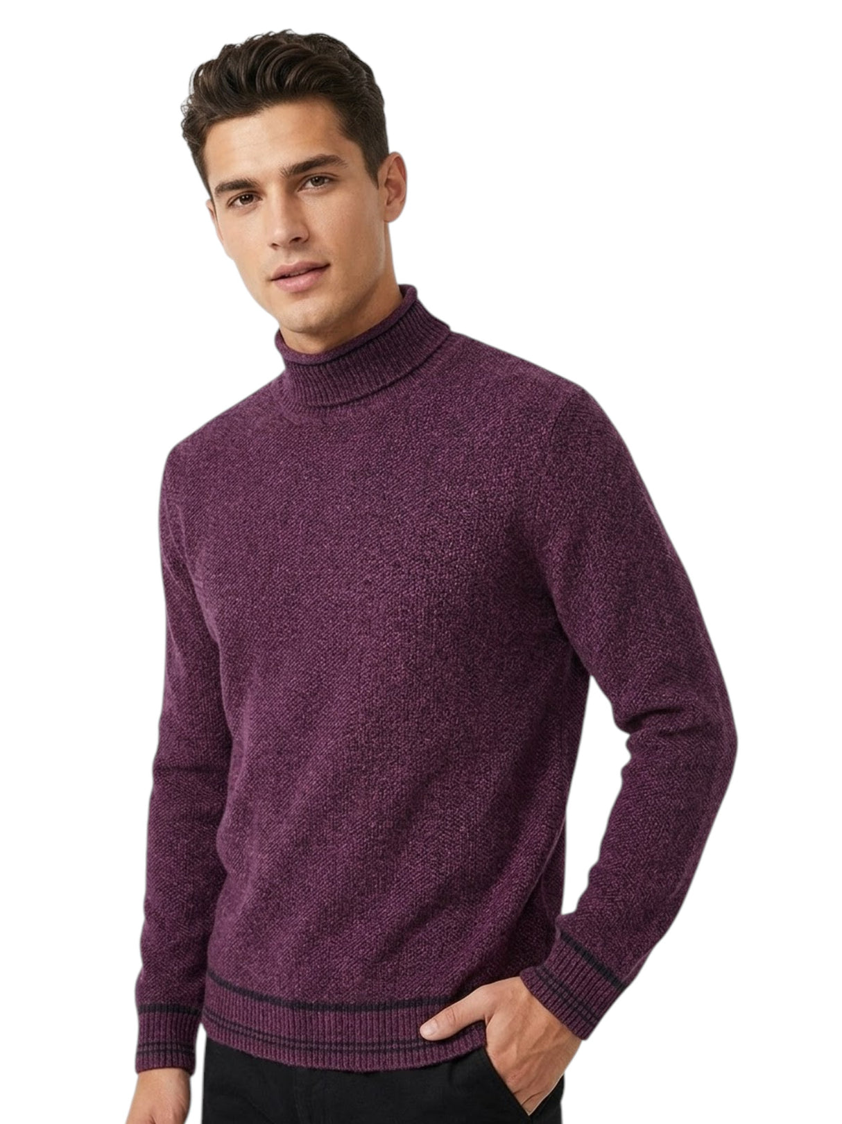 Image for Men's Textured Sweater,Multi