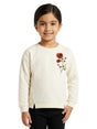 Image for Kids Girl's Printed Sweater,Beige