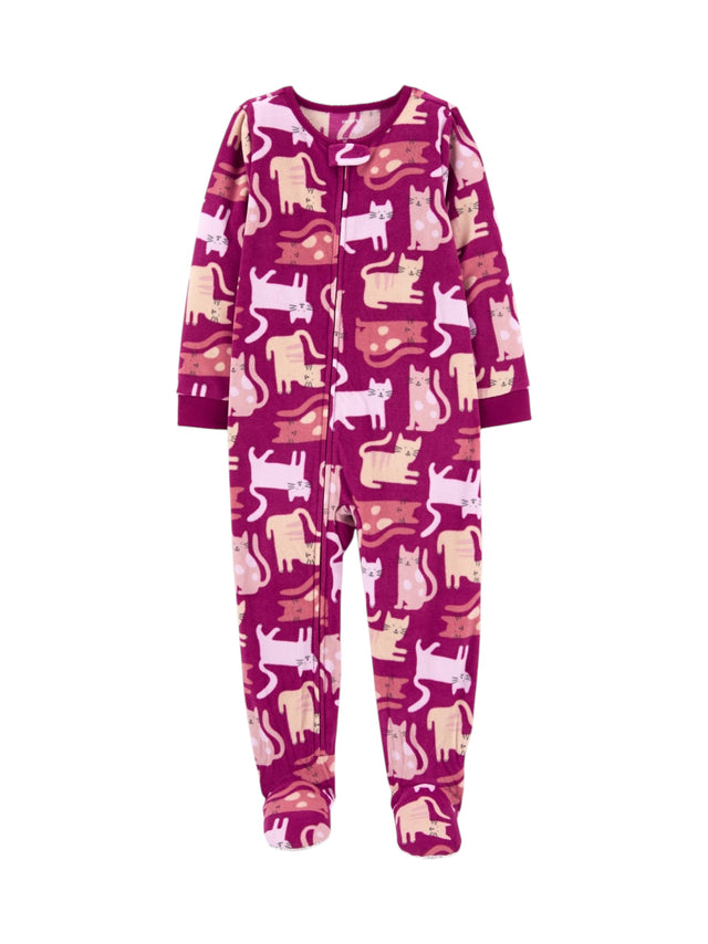 Image for Kids Girl's Printed Jumpsuit,Mauve