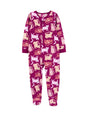 Image for Kids Girl's Printed Jumpsuit,Mauve