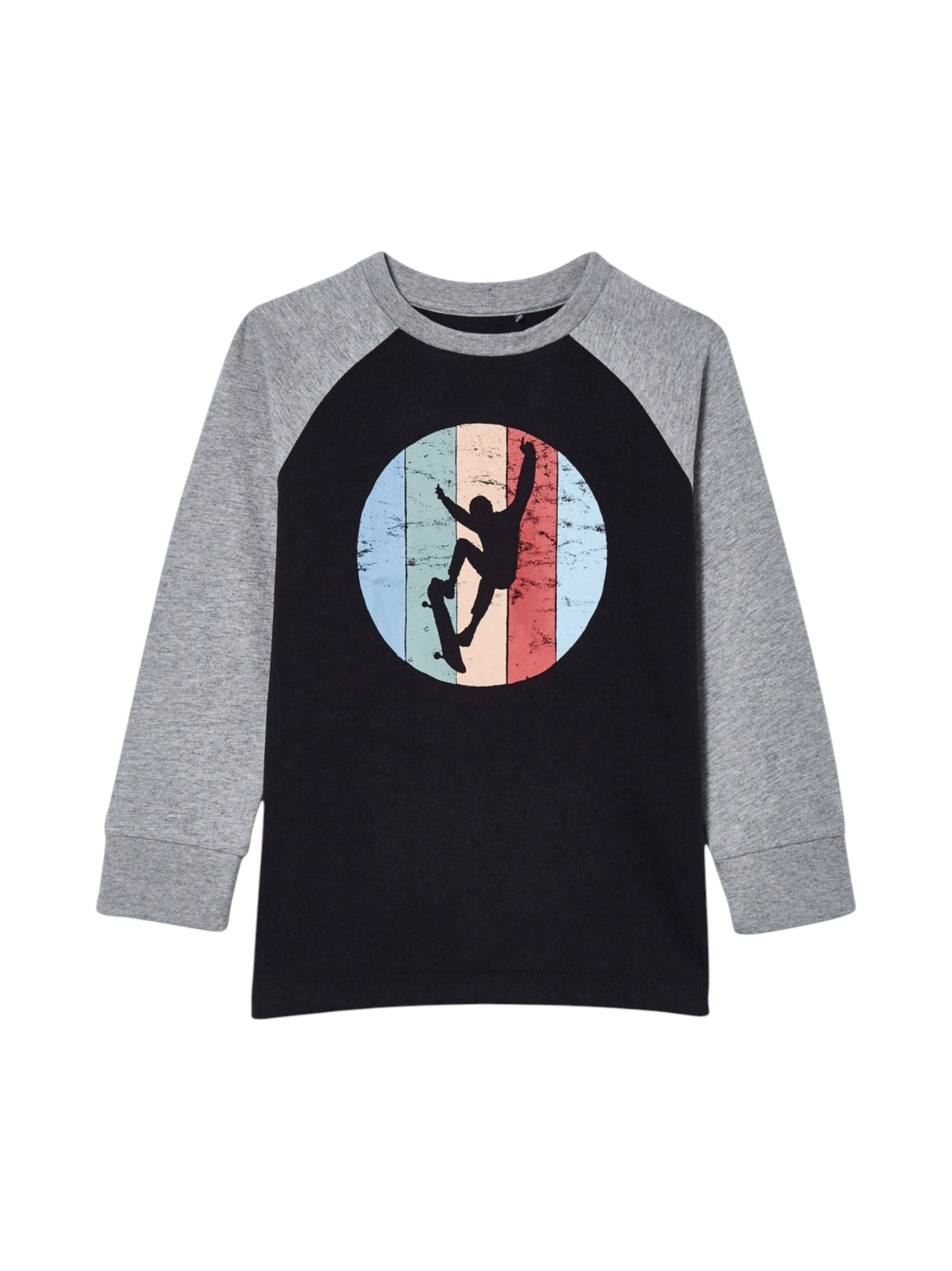 Image for Kids Boy's Printed Top,Grey/Navy