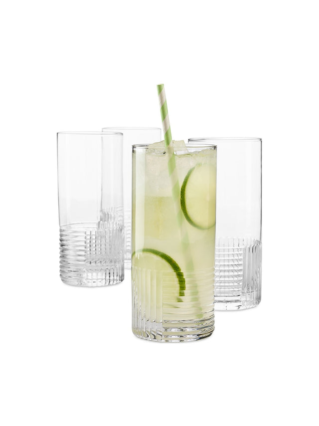 Image for Fluted Highball Glasses