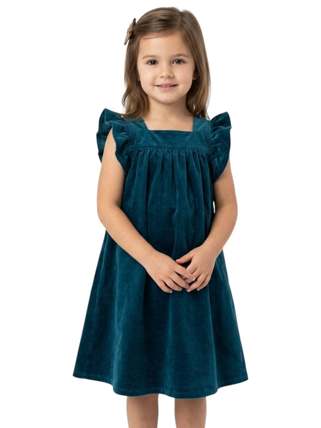 Image for Kids Girl's Textured Dress,Navy