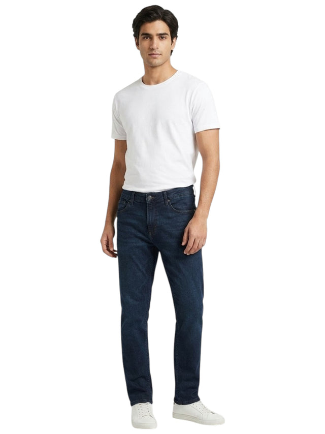 Image for Men's Plain Jeans,Navy