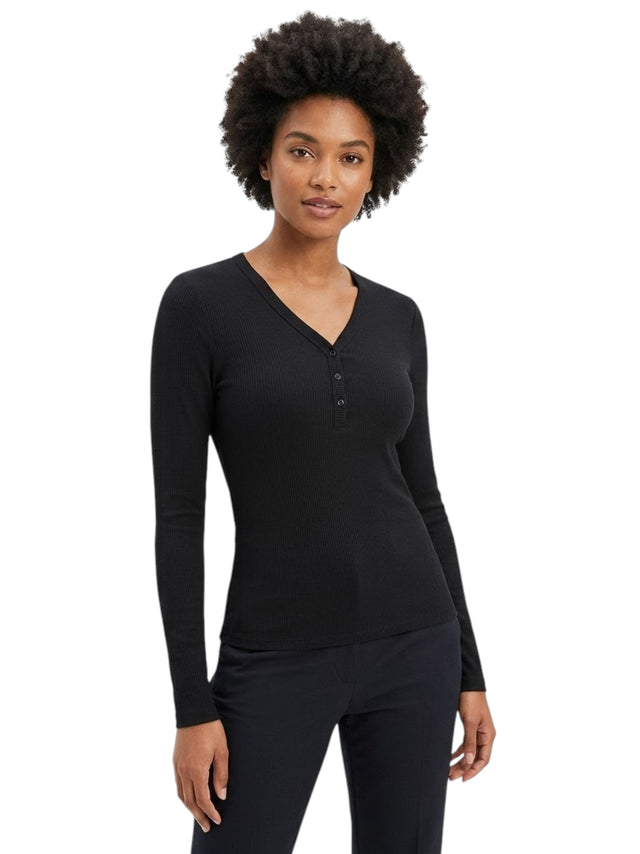 Image for Women's Textured Top,Black
