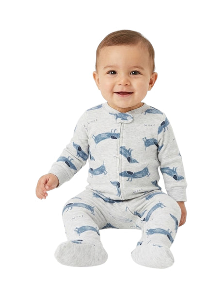 Image for Kids Boy's Printed Jumpsuit,Grey