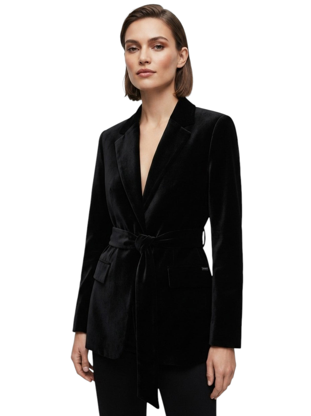 Image for Women's Plain Blazer,Black