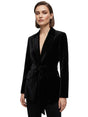 Image for Women's Plain Blazer,Black
