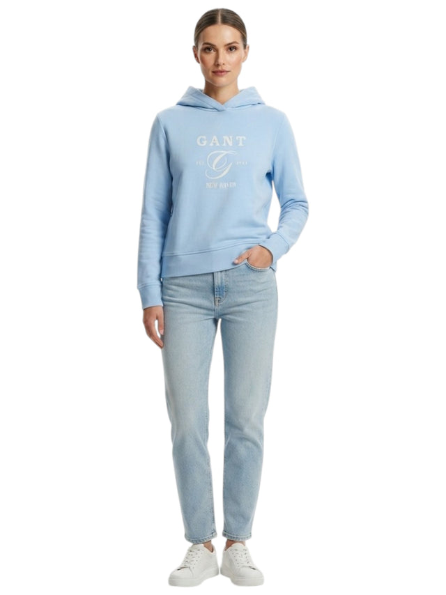 Image for Women's Printed Hoodies,Blue