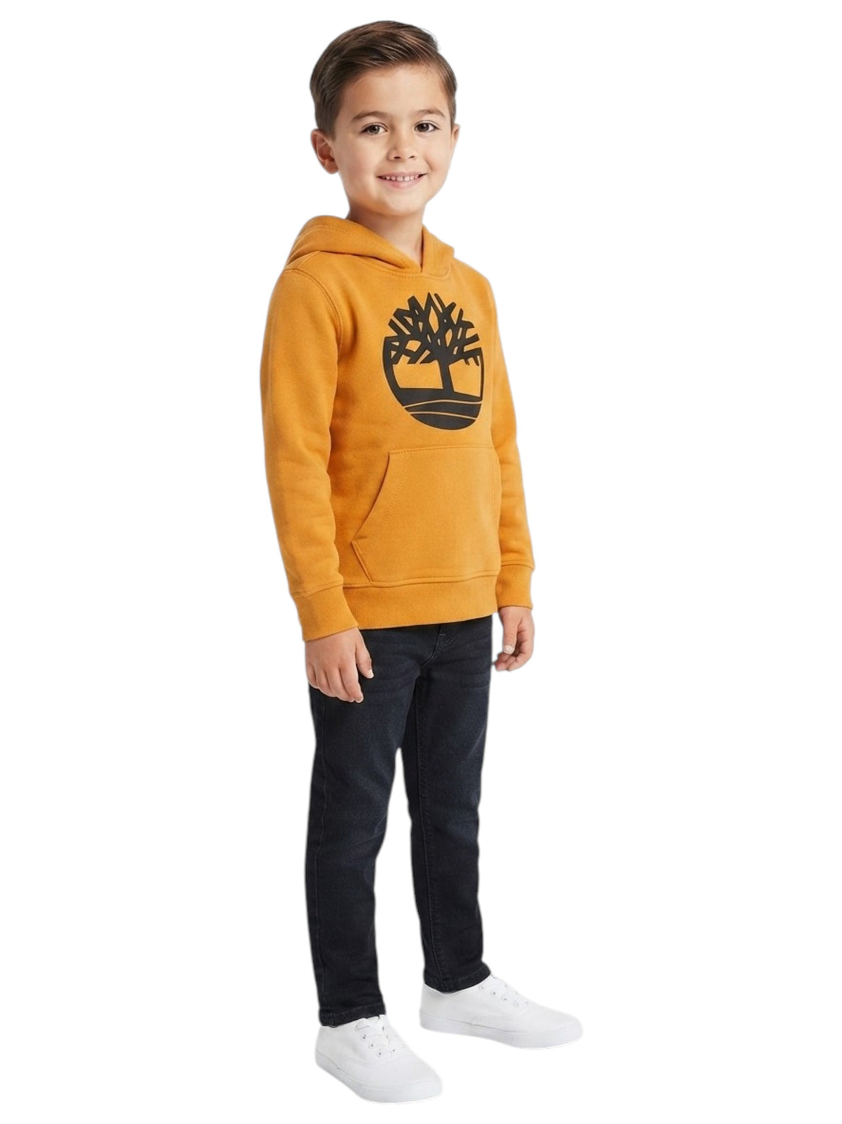 Image for Kids Boy's Printed Hoodies,Brown