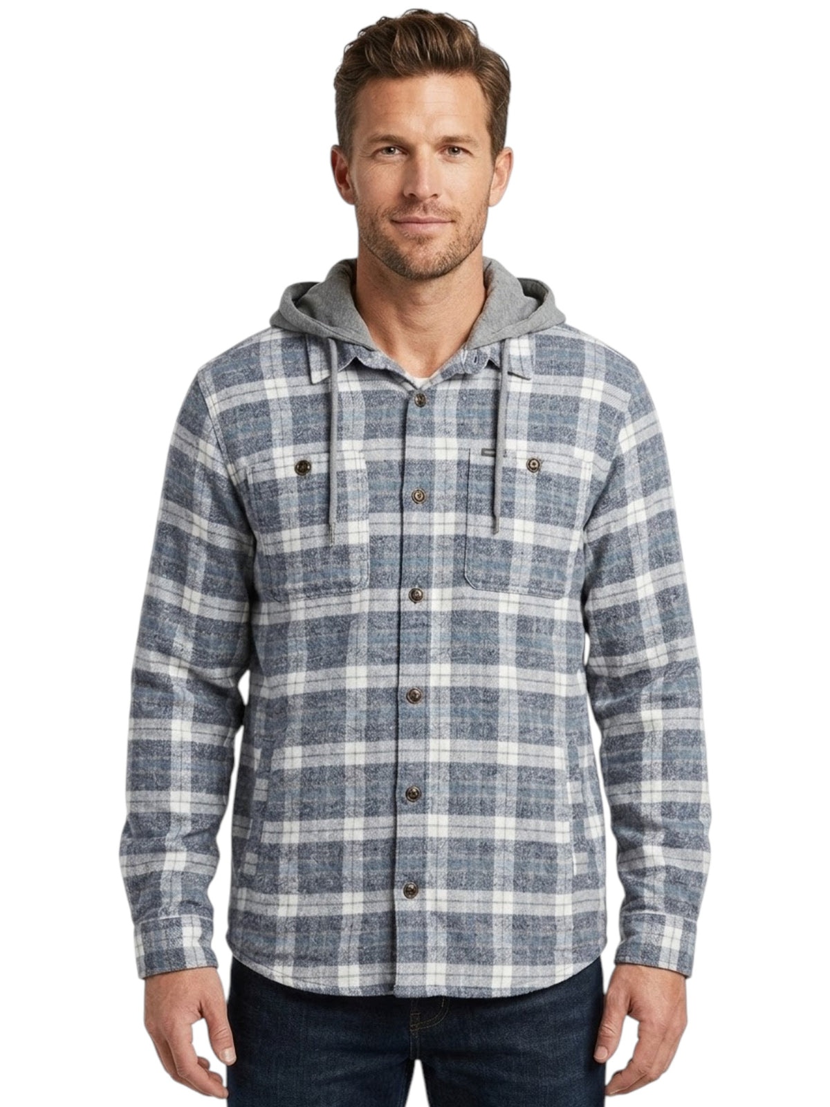 Image for Men's Plaid Dress Shirt,Multi