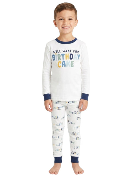 Image for Kids Boy's Printed Sleepwear Set 2Pieces,White