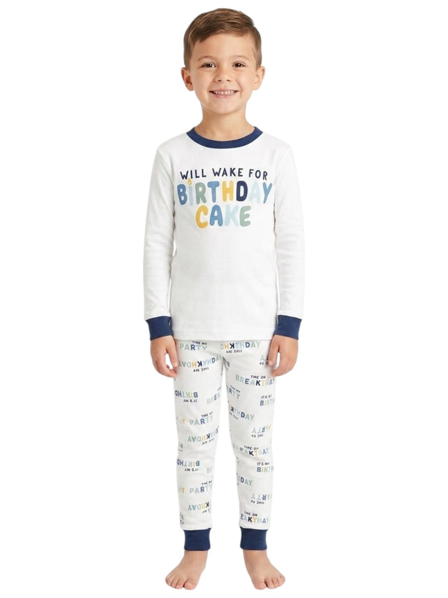 Image for Kids Boy's Printed Sleepwear Set 2Pieces,White