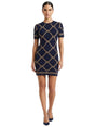 Image for Women's Printed Dress,Navy