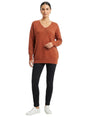 Image for Women's Knitted Sweaters,Brick