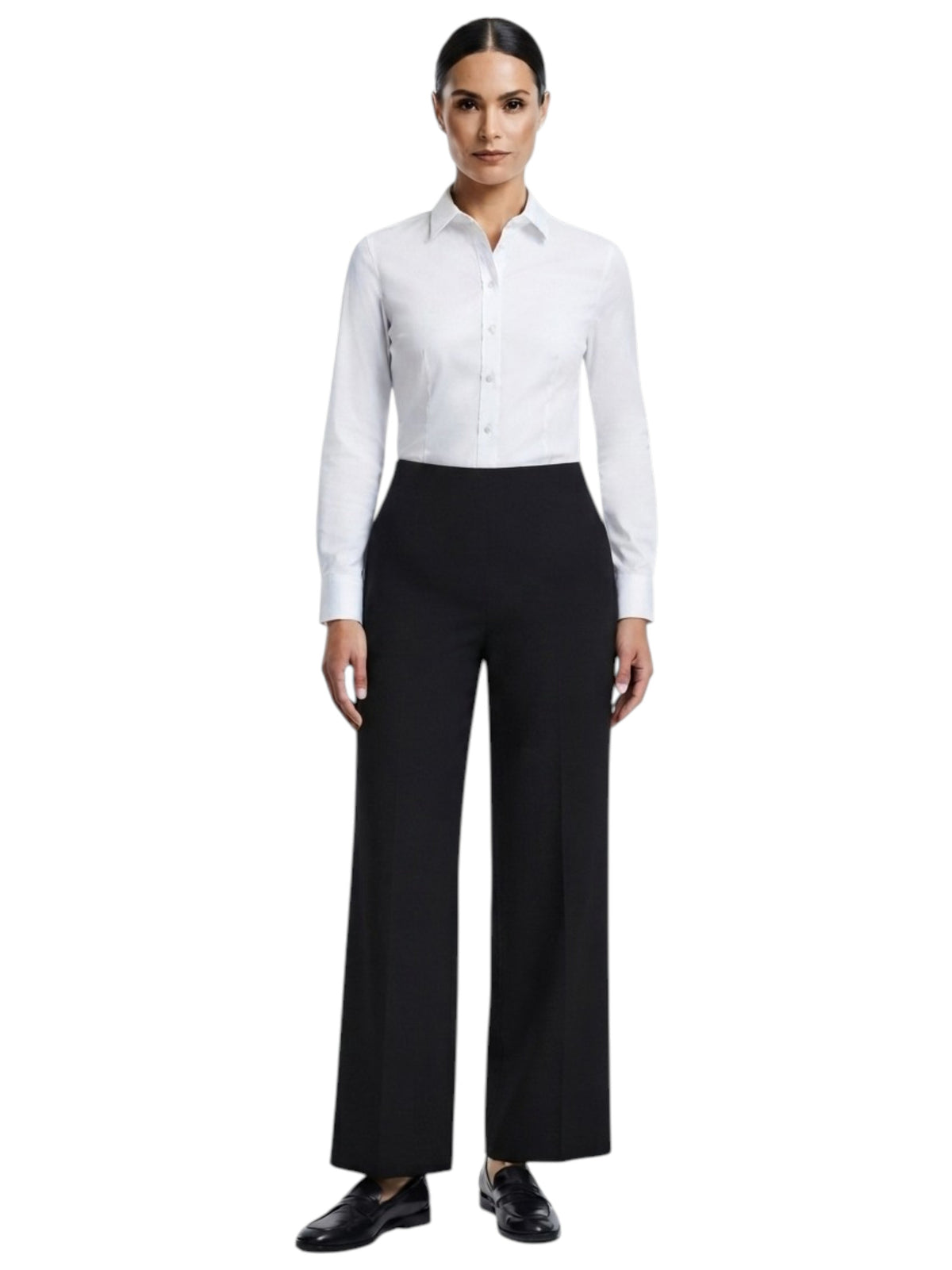 Image for Women's Plain Solid Pant,Black
