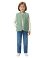 Image for Kids Girl's Plain Vest,Mint Green
