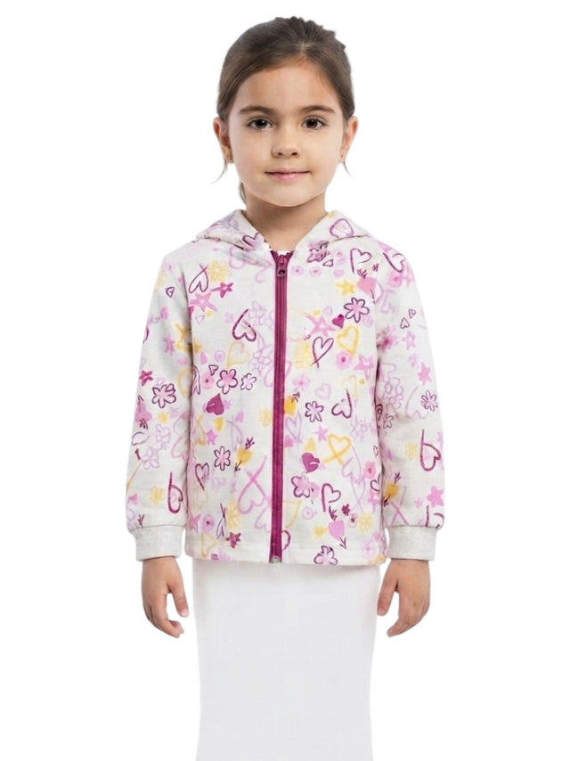 Image for Kids Girl's Printed Hoodies,Multi