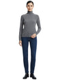 Image for Women's Plain Solid Sweaters,Dark Grey