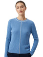 Image for Women's Textured Sweaters,Dusty Blue