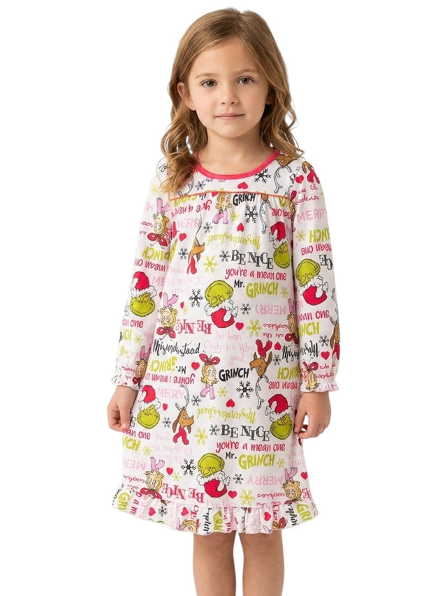 Image for Kids Girl's Printed Dress,Multi