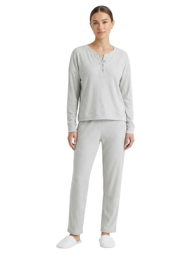 Image for Women's Textured Sleepwear Set  2Pieces,Grey