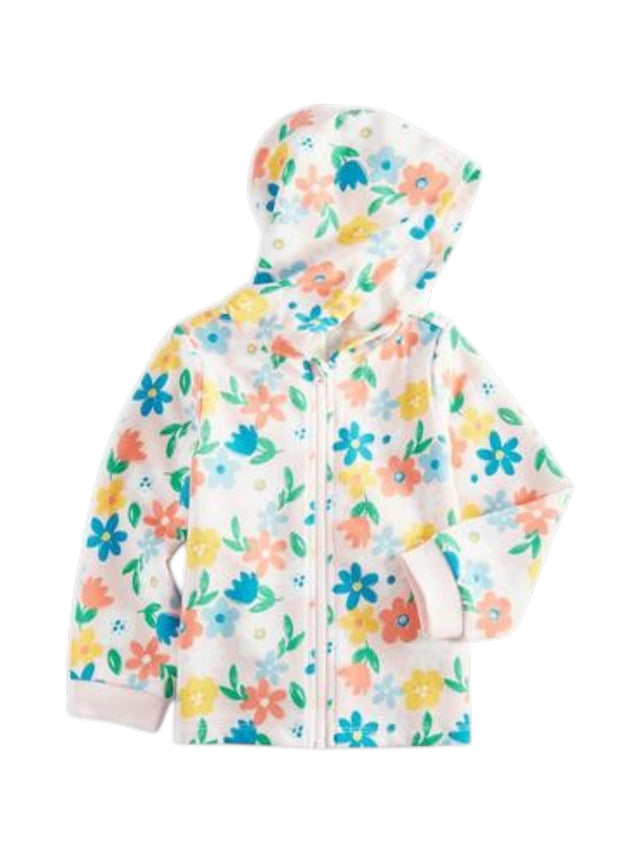 Image for Kids Girl's Floral Printed Hoodies,Multi