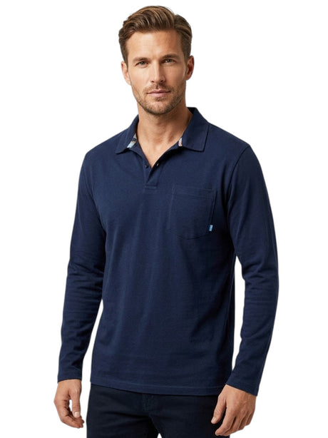 Image for Men's Plain Solid Top,Navy