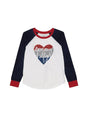 Image for Kids Girl's Brand Logo Printed Sleepwear Top,Multi