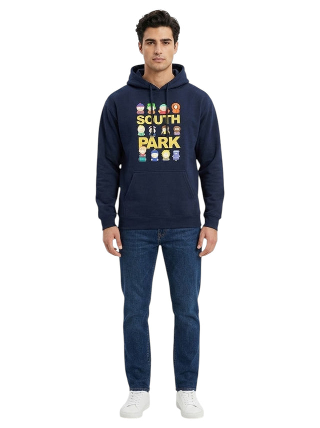 Image for Men's Printed Hoodies,Navy