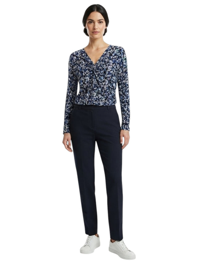Image for Women's Printed Top,Navy