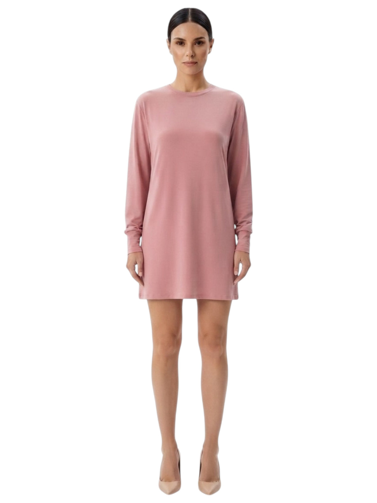 Image for Women's Plai Dress,Pink