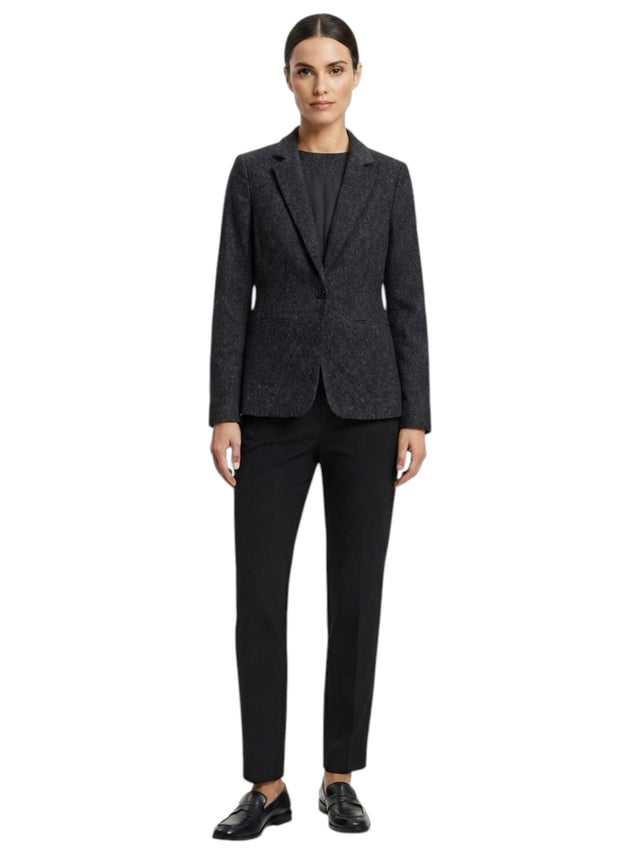 Image for Women's Textured Blazer,Grey