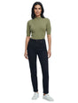 Image for Women's Plain Ribbed Top,Olive