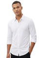 Image for Men's Plain Dress Shirt,White