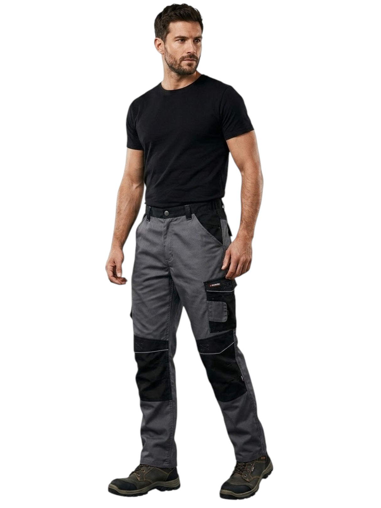 Image for Men's Color Blocked Pants,Grey