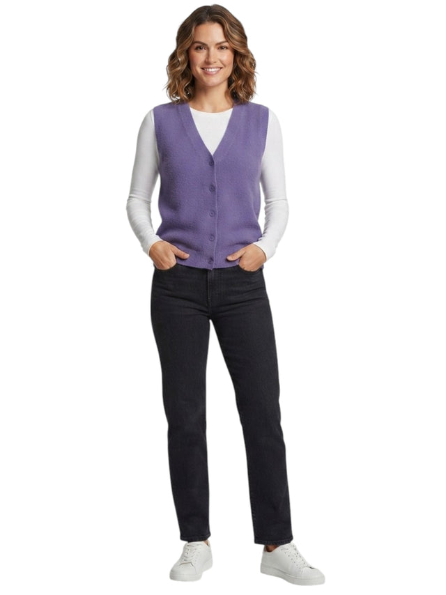 Image for Women's Plain Knitted Top,Mauve