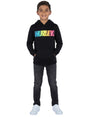 Image for Kids boy's Brand Logo Printed Hoodies,Black
